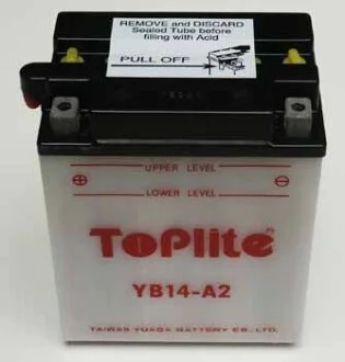 Мотоакумулятор TOPLITE YB14A2