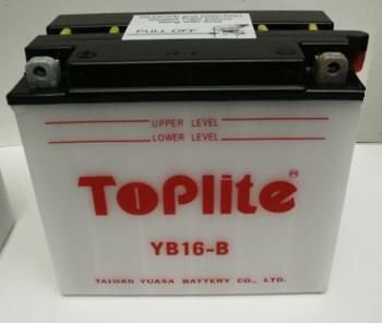 Мотоакумулятор TOPLITE YB16-B