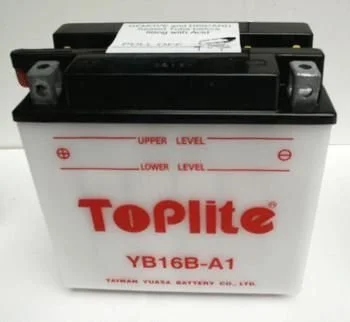 Мотоакумулятор TOPLITE YB16BA1 (фото 1)