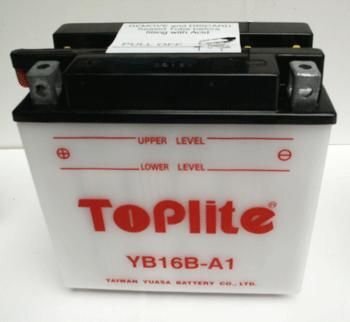 Мотоакумулятор TOPLITE YB16B-A1