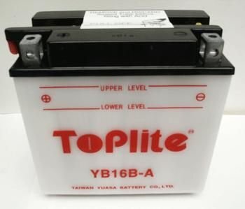 Мотоакумулятор TOPLITE YB16B-A