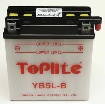 Мотоакумулятор TOPLITE YB5LB (фото 1)