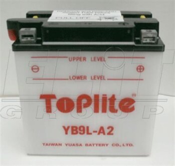 Мотоакумулятор TOPLITE YB9L-A2
