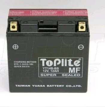Мотоакумулятор TOPLITE YT14BBS (фото 1)