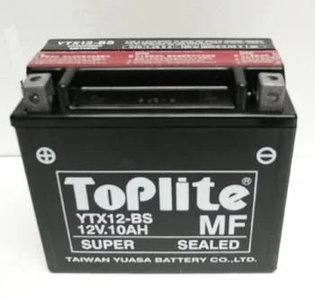 Мотоакумулятор TOPLITE YTX12BS (фото 1)