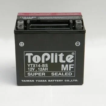 Мотоакумулятор TOPLITE YTX14BS (фото 1)