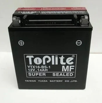 Мотоакумулятор TOPLITE YTX16BS1 (фото 1)