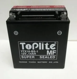 Мотоакумулятор TOPLITE YTX16BS1