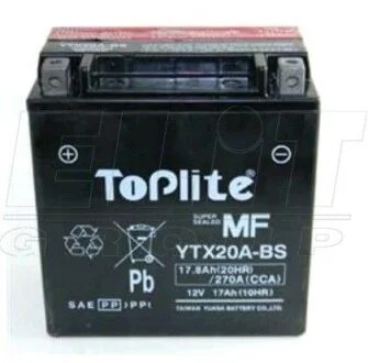 Мотоакумулятор TOPLITE YTX20ABS