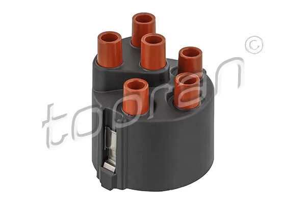 Кришка розподілювача запалювання AUDI 100 C3, 100 C4, 80 B2, 80 B3, 80 B4, A6 C4, CABRIOLET B3 VW PASSAT B2, TRANSPORTER T4 2.0-2.5 08.83-06.03 TOPRAN / HANS PRIES 100664 (фото 1)