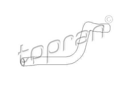 Шланг гумовий сист. охолоджен. TOPRAN / HANS PRIES 102 998