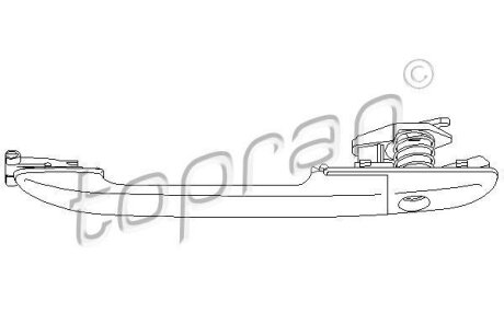 Ручка дверей TOPRAN / HANS PRIES 109 911