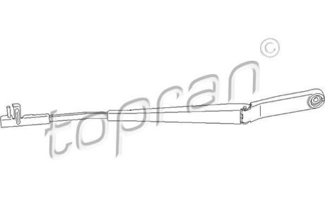 Важіль склоочисника передн Лів SKODA OCTAVIA II KOMBI/LIFTBACK 02.04-06.13 TOPRAN / HANS PRIES 113484