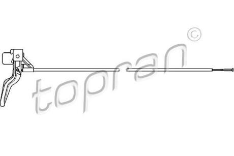 Трос капота TOPRAN / HANS PRIES 206 218