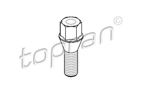 Болт колеса TOPRAN / HANS PRIES 501 536