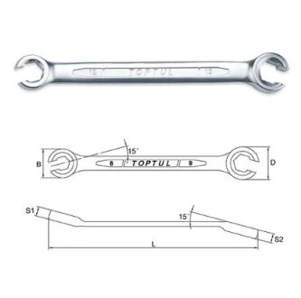 Ключ розрізний 10х11 TOPTUL AEEA1011