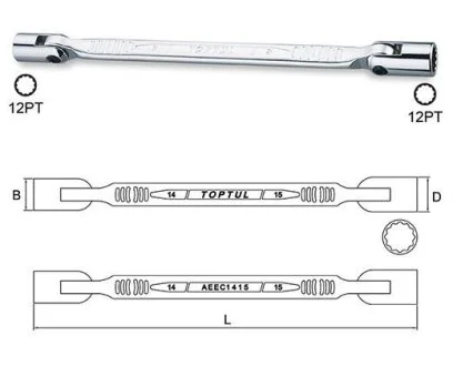 Ключ колісний TOPTUL AEEC1011