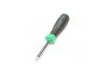 Вороток-викрутка 1/4" 150мм (гумова ручка) TOPTUL CAIP0816 (фото 1)
