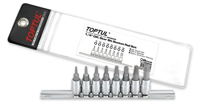 Насадка із бітами 1/4" TOPTUL GAAG0808 (фото 1)