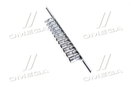 Набір головок 1/4" 12од. 413мм (на планці) TOPTUL GAAQ0801U