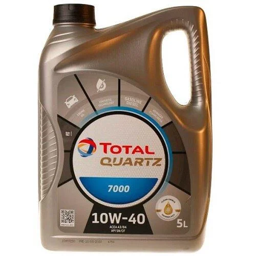 Олива 10W40 A3/B4 5L QUARTZ 7000 TOTAL 203703 (фото 1)