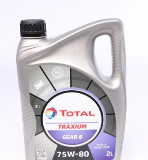 Трансмісійна олива Transmission Gear 8 75W-80, 2л TOTAL 214083