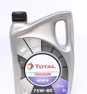Трансмісійна олива Total Transmission Gear 8 75W-80, 2л TOTAL 214083