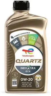 Олива моторна QUARTZ INEO XTRA EC6 0W-20 1л TOTAL 228343