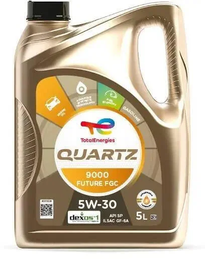 Олива моторна QUARTZ 9000 FUTURE FGC 5W-30 5л TOTAL 228412 (фото 1)