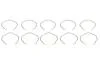 (EN) Front suspension seal guard (/зовнішній діаметр: 52мм, діаметр дроту: 1,6мм, кількість штук в упаковці: 10шт) KAWASAKI EX, GPX, GPZ, KL, KLR, KX, ZL, ZX YAMAHA FZR, RD, XJ 80-1100 1982-2002 TOURMAX CIR7 (фото 1)