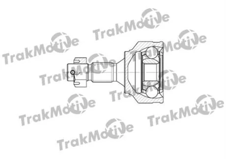 CITROEN Шрус наружный к-кт 25/34 зуб.C4, Picasso, Grand Picasso,Peugeot 307 TRAKMOTIVE 400559