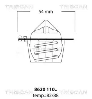 Термостат TRISCAN 862011088
