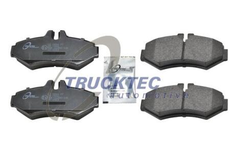 Комплект гальмівних накладок, дискове гальмо TRUCKTEC 02.35.086