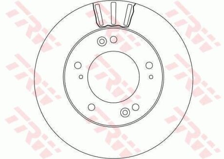 Гальмівний диск TRW DF4172