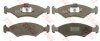 Комплект гальмівних колодок передн, FERRARI MONDIAL FORD COURIER, ESCORT III EXPRESS, ESCORT IV, FIESTA, FIESTA I, FIESTA III, FIESTA IV, PUMA 1.0-3.2 03.81-08.03 TRW GDB1222 (фото 2)