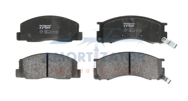 Гальмівні колодки, дискові TRW GDB3086 (фото 1)