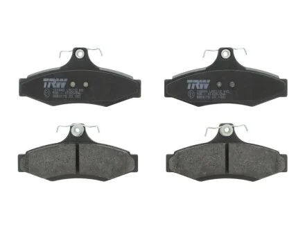 Комплект гальмівних колодок задн, CHEVROLET ASTRA, ZAFIRA DAEWOO LEGANZA, MUSSO, NUBIRA, TACUMA / REZZO MITSUBISHI MAGNA, VERADA SSANGYONG KORANDO, MUSSO 1.6-3.5 03.96- TRW GDB3172