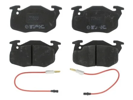 Комплект гальмівних колодок передн, MERCEDES VITO (W639) CITROEN AX, SAXO PEUGEOT 106 I, 106 I/HATCHBACK, 106 II, 106 II/HATCHBACK, 205 I, 205 II, 205/HATCHBACK, 305 I 1.0-Electric 05.77-08.14 TRW GDB327