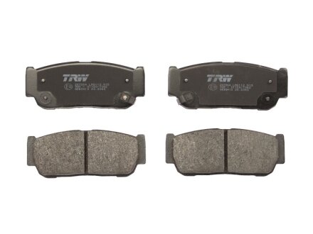 Комплект гальмівних колодок задн, SSANGYONG KYRON, REXTON / REXTON II, REXTON W / REXTON, RODIUS I, RODIUS II, STAVIC 2.0D-3.2 12.03- TRW GDB3413