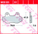 Гальмівні колодки TRW MCB525 (фото 2)