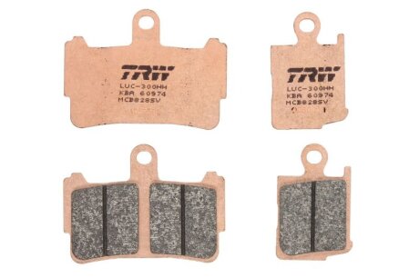 Гальмівні колодки передн, призначення: шосейне, матеріал: агломерат-SV, 51x68,9x9мм HONDA VFR 1200 2010-2013 TRW MCB828SV