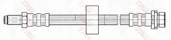 Гальмівний шланг TRW PHB414 (фото 1)