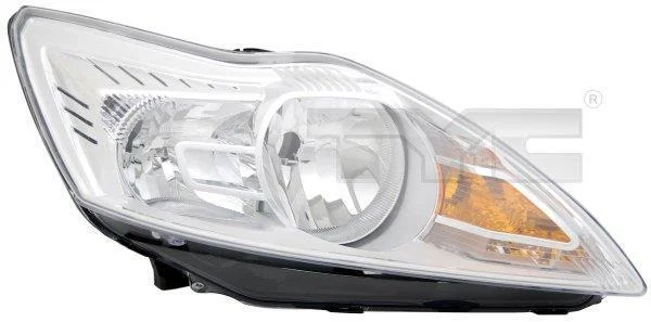 Фара лів (H1/H7, електричн, з мотором, колір відбивача: хром) FORD FOCUS II 02.08-09.12 TYC 2011484052 (фото 1)