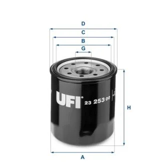 Фільтр масляний UFI 23.253.00