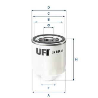 Оливний фільтр UFI 23.664.00