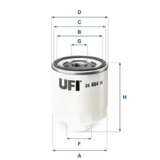 Оливний фільтр UFI 23.664.00