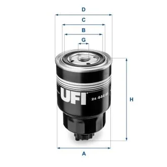 Паливний фільтр UFI 24.444.00
