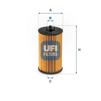 Фільтр масляний UFI 25.225.00