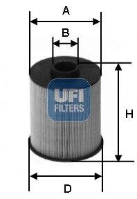 Паливний фільтр UFI 26.077.00