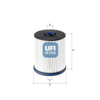 Фільтр палива UFI 26.E2X.02